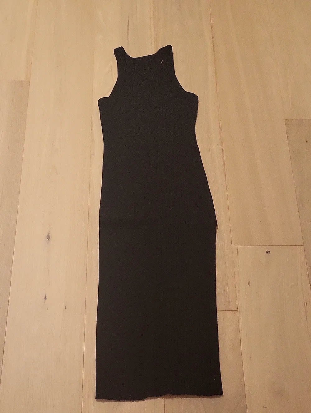 Classic Black Ribbed Tank Maxi Dress Guess - Picture 3 of 4